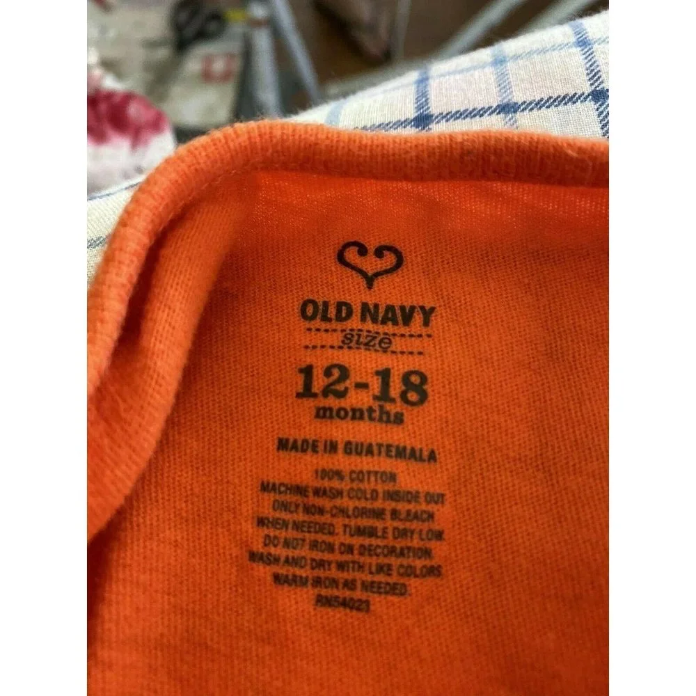 Miami Dolphins Old Navy Baby Girl Orange T Shirts‎